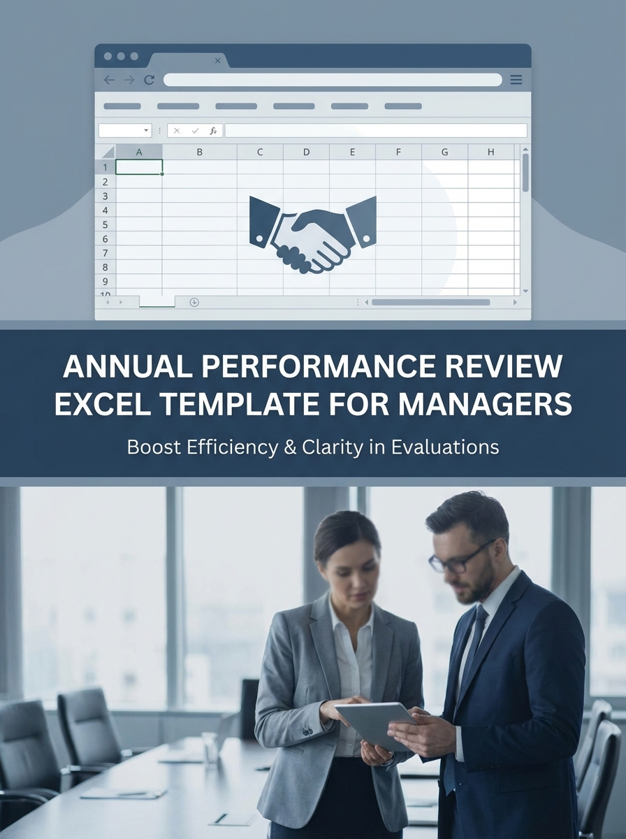 Annual Performance Review Excel Template for Managers