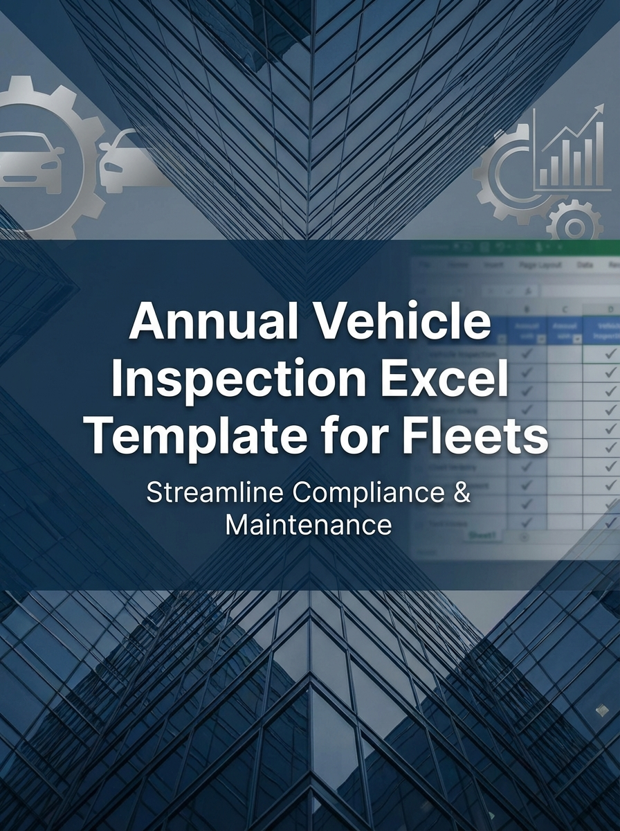 Annual Vehicle Inspection Excel Template for Fleets