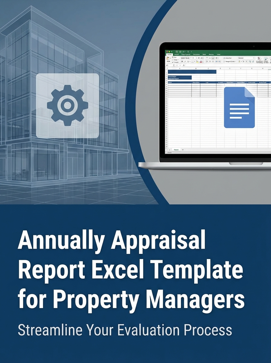 Annually Appraisal Report Excel Template for Property Managers
