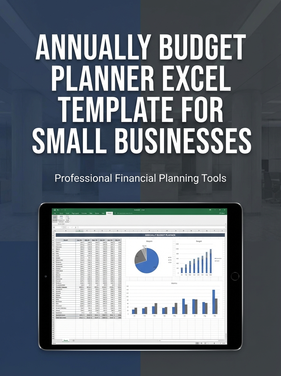 Annually Budget Planner Excel Template for Small Businesses