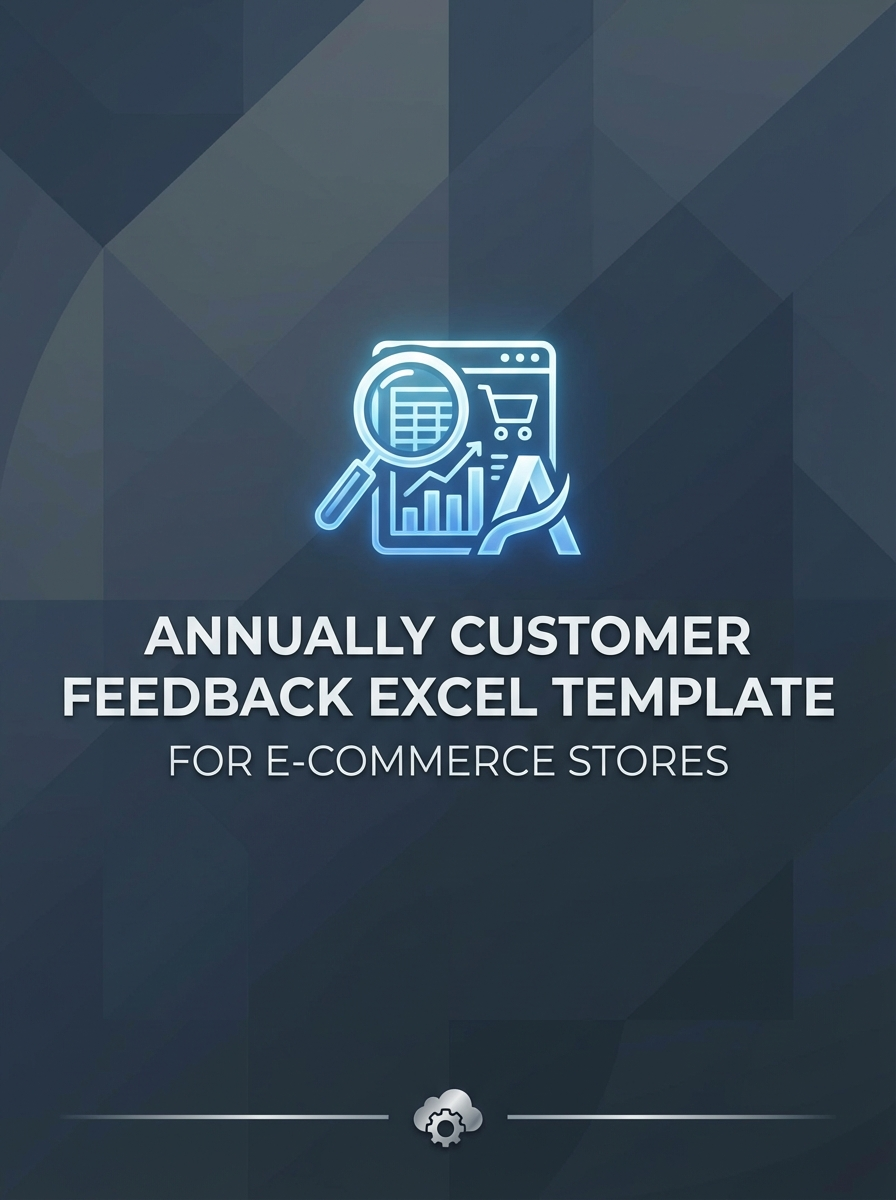 Annually Customer Feedback Excel Template for E-commerce Stores