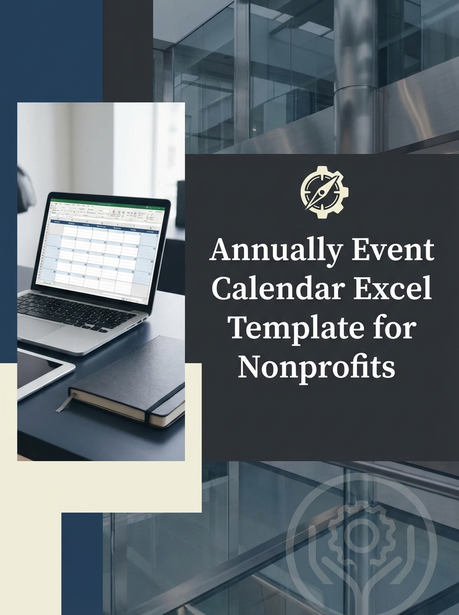 Annually Event Calendar Excel Template for Nonprofits