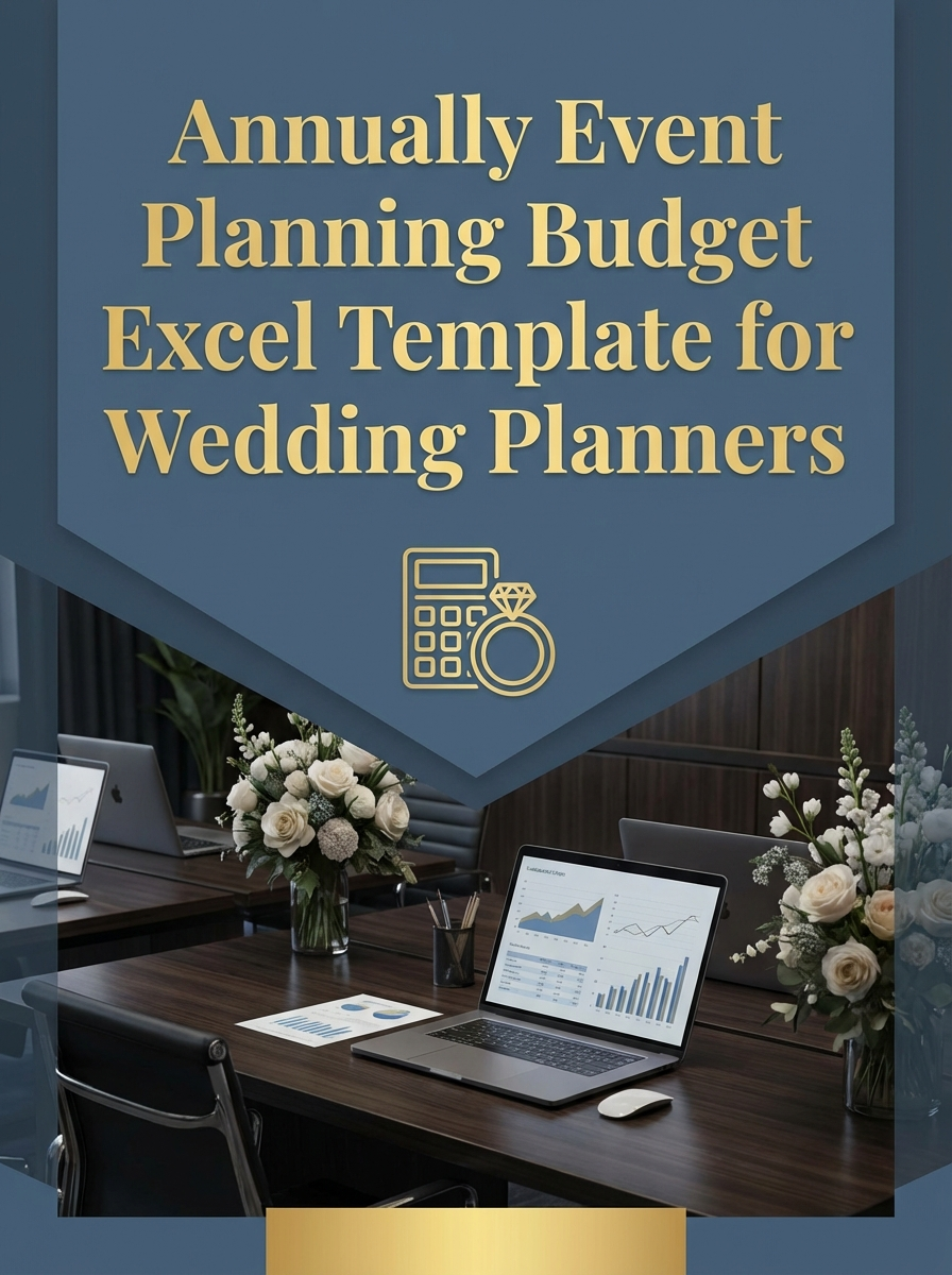 Annually Event Planning Budget Excel Template for Wedding Planners