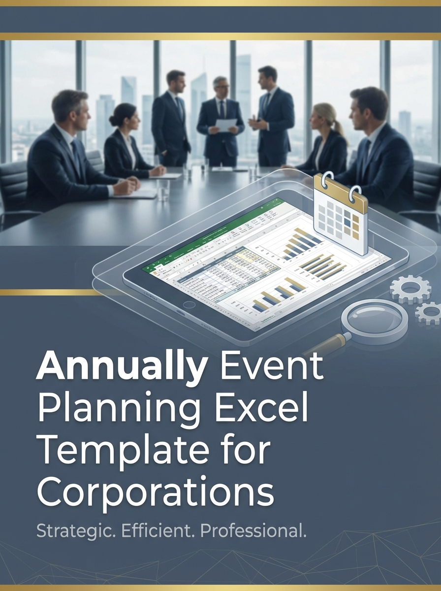 Annually Event Planning Excel Template for Corporations