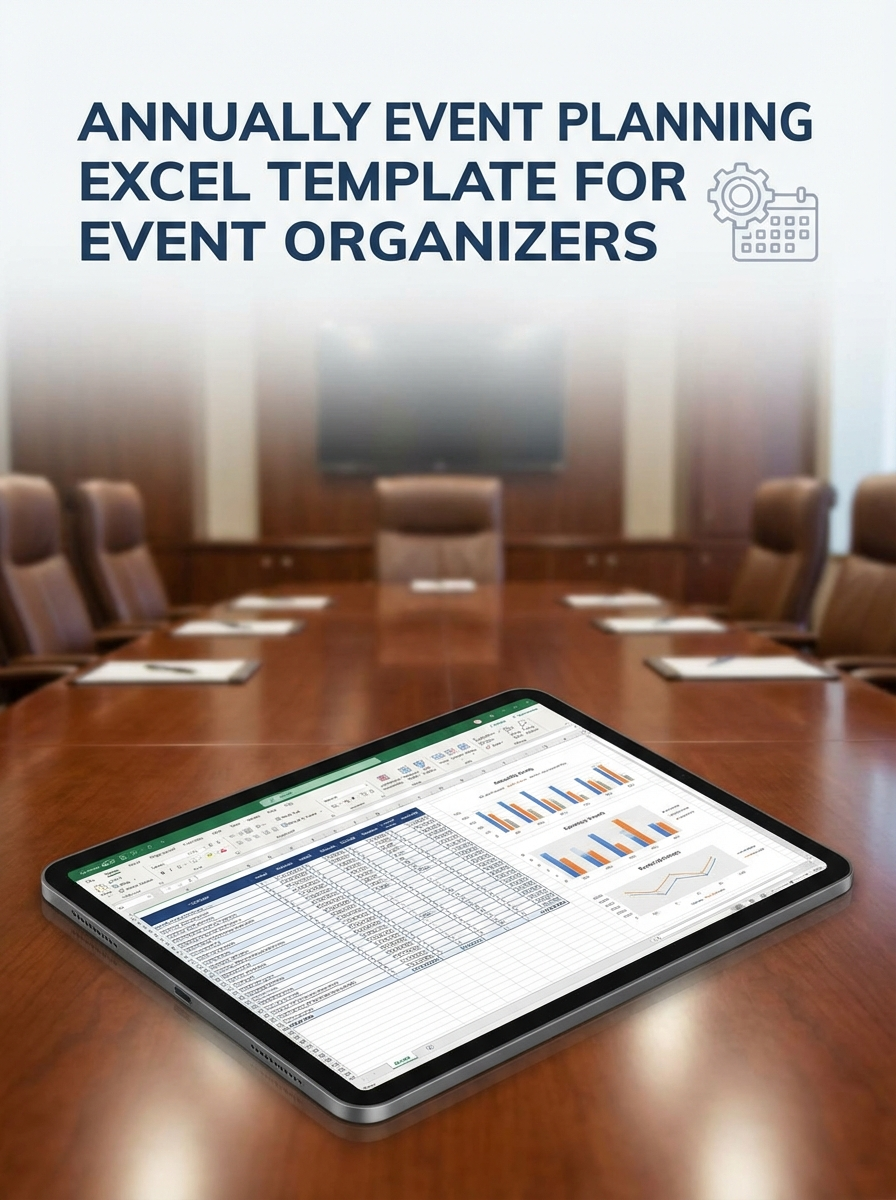 Annually Event Planning Excel Template for Event Organizers
