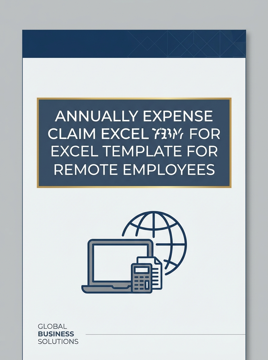Annually Expense Claim Excel Template for Remote Employees
