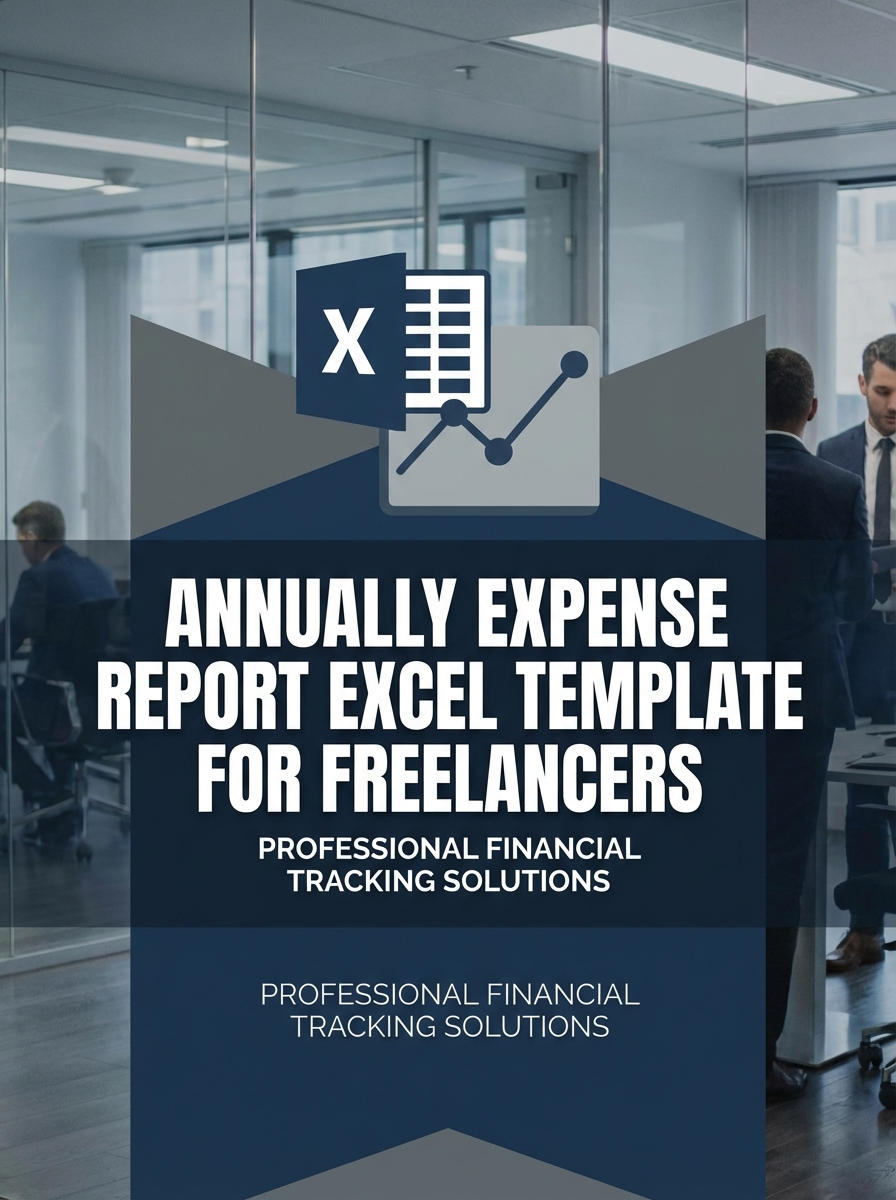 Annually Expense Report Excel Template for Freelancers