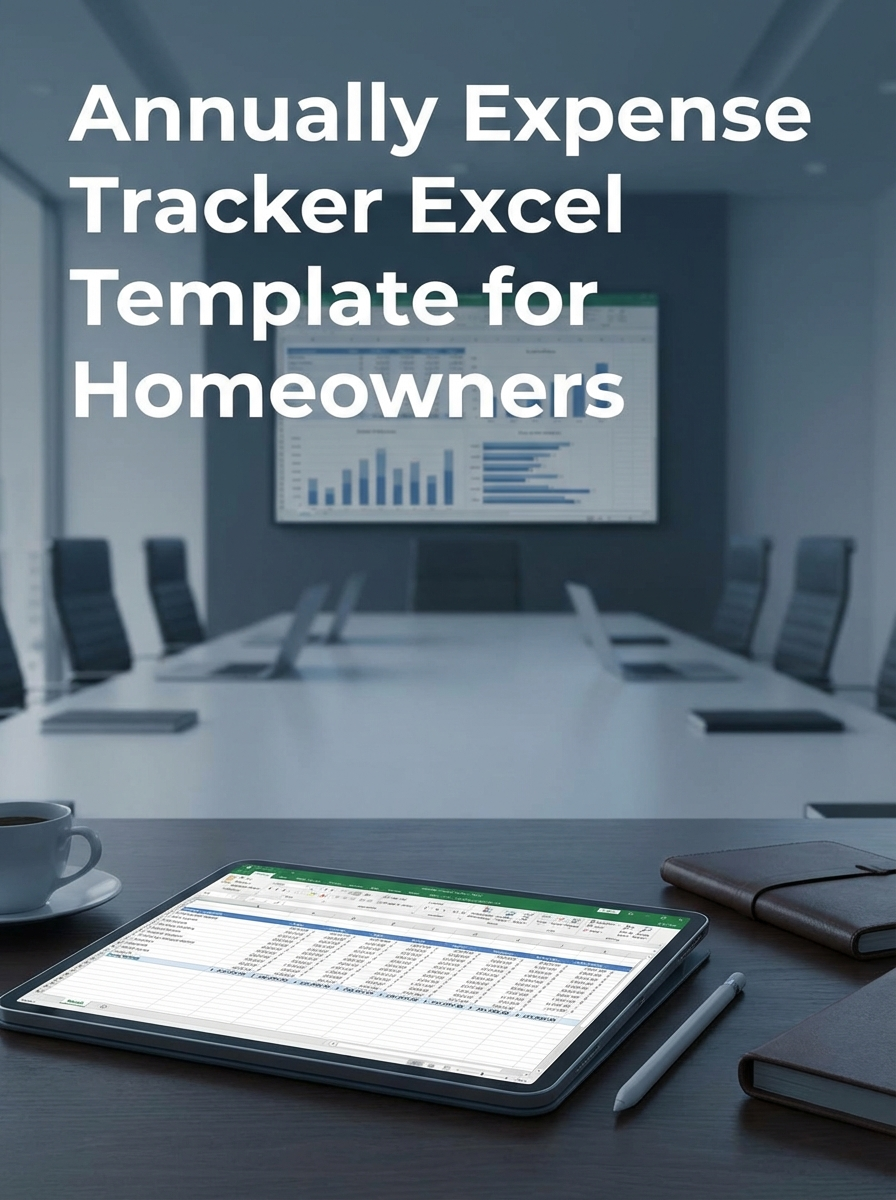 Annually Expense Tracker Excel Template for Homeowners