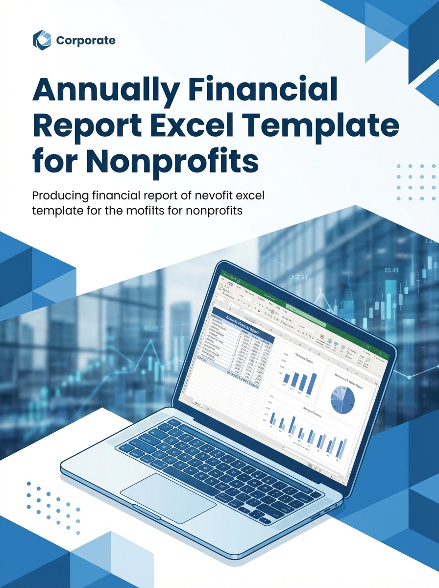 Annually Financial Report Excel Template for Nonprofits