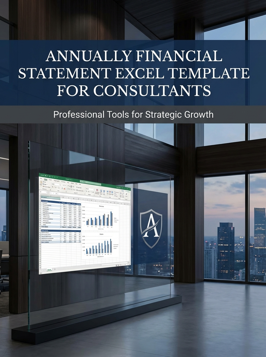 Annually Financial Statement Excel Template for Consultants