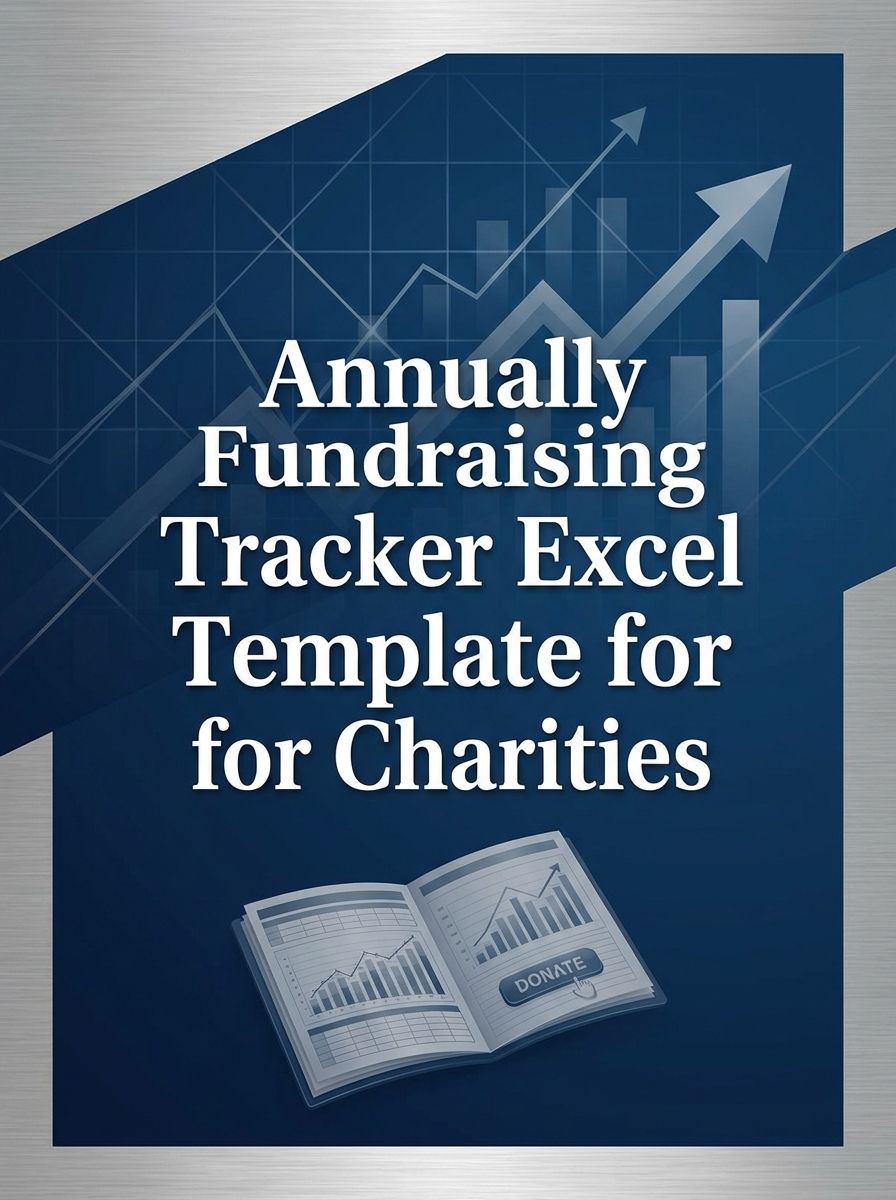 Annually Fundraising Tracker Excel Template for Charities