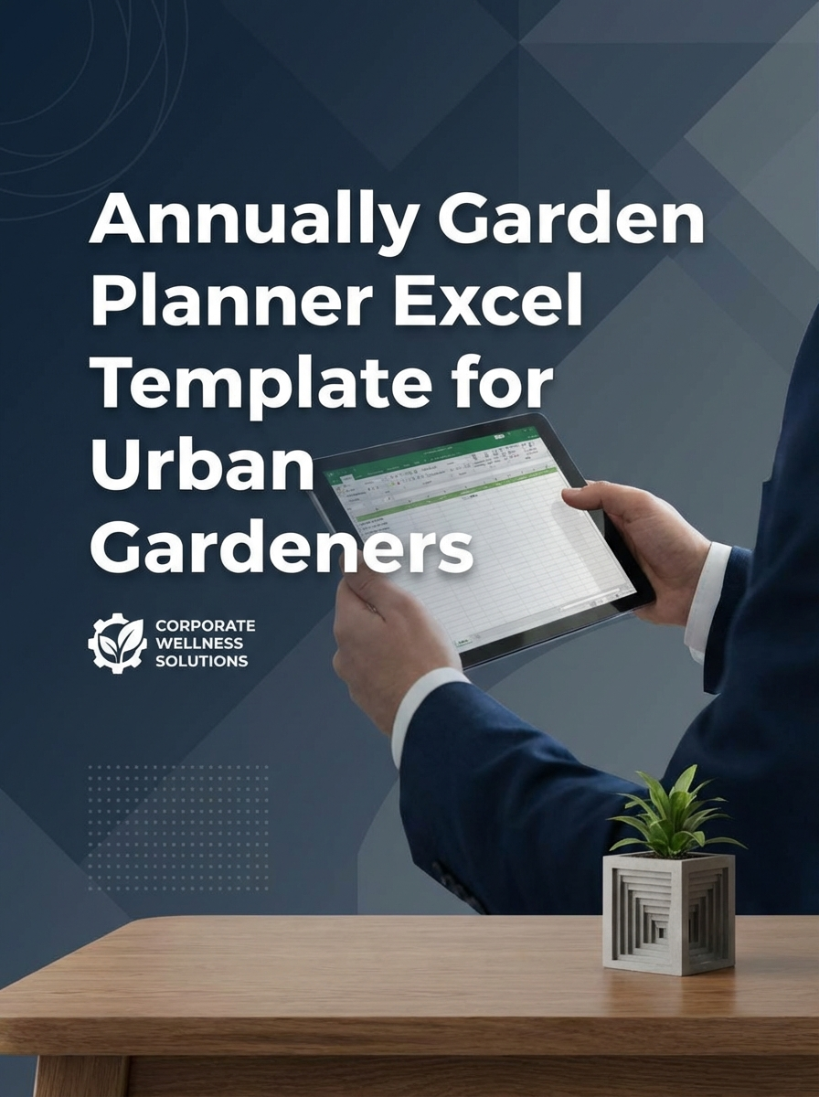 Annually Garden Planner Excel Template for Urban Gardeners