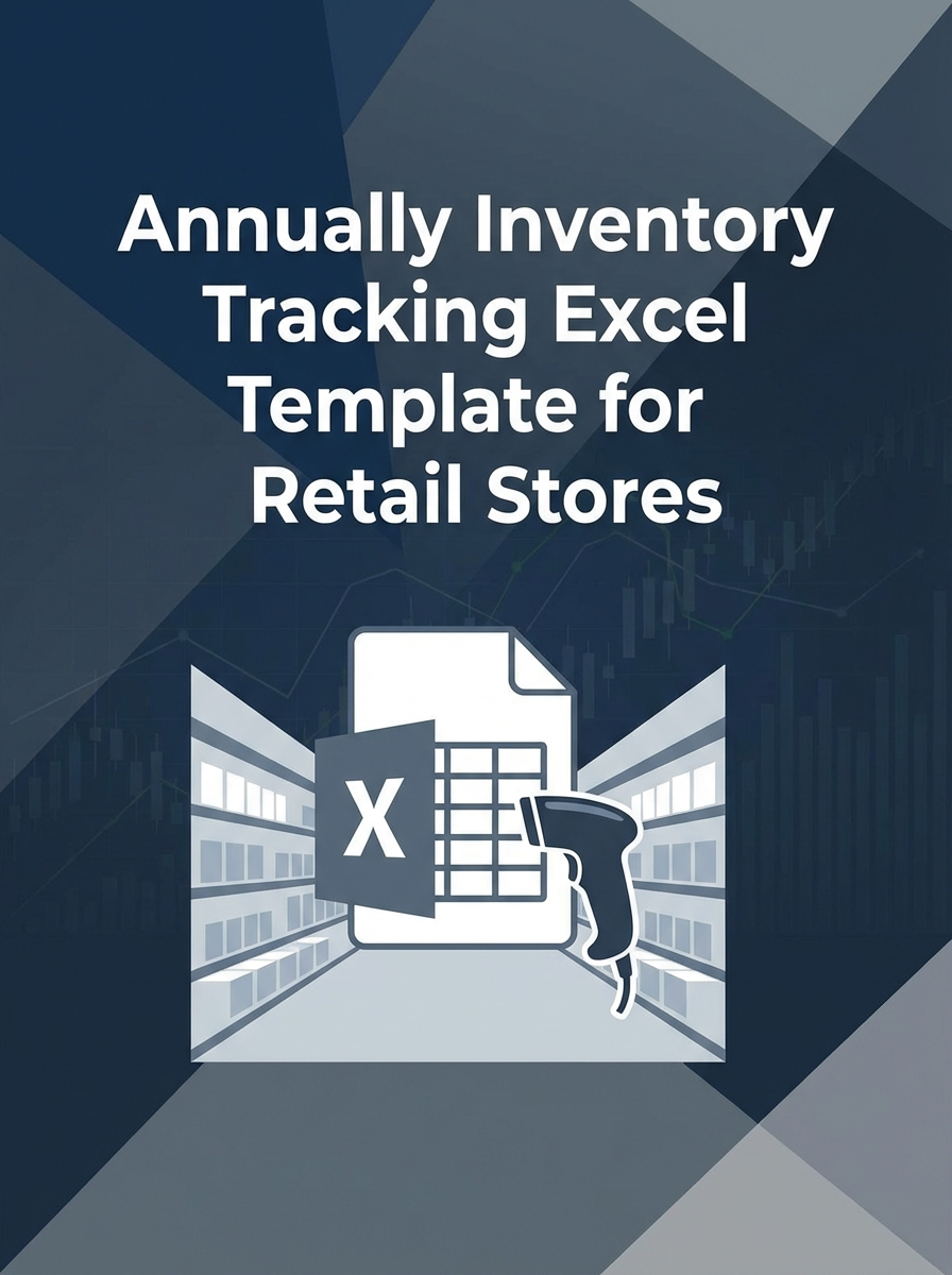 Annually Inventory Tracking Excel Template for Retail Stores