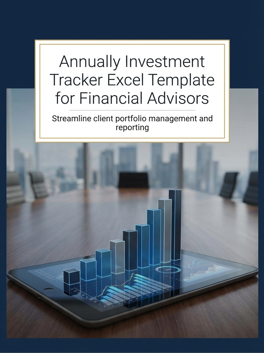 Annually Investment Tracker Excel Template for Financial Advisors