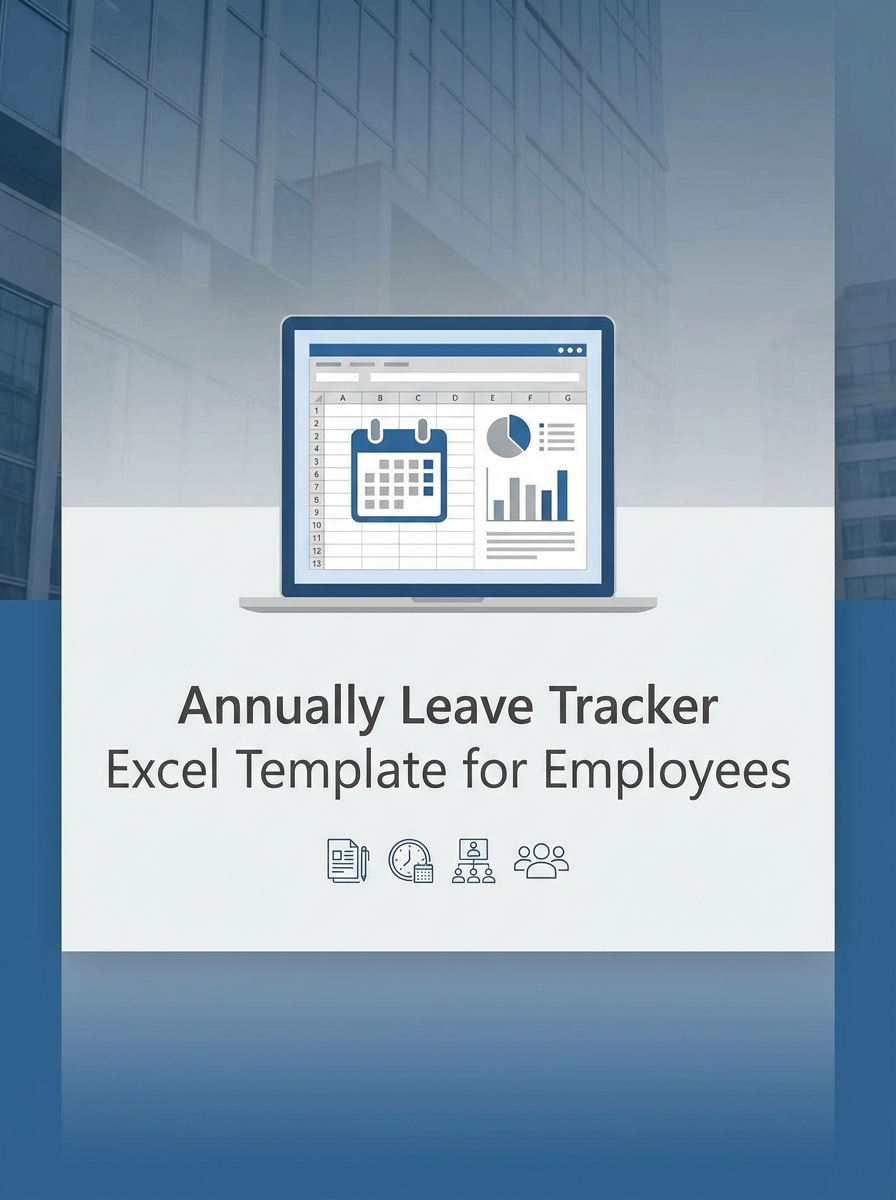 Annually Leave Tracker Excel Template for Employees