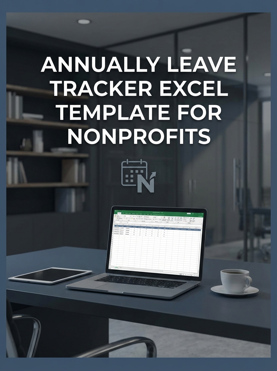Annually Leave Tracker Excel Template for Nonprofits