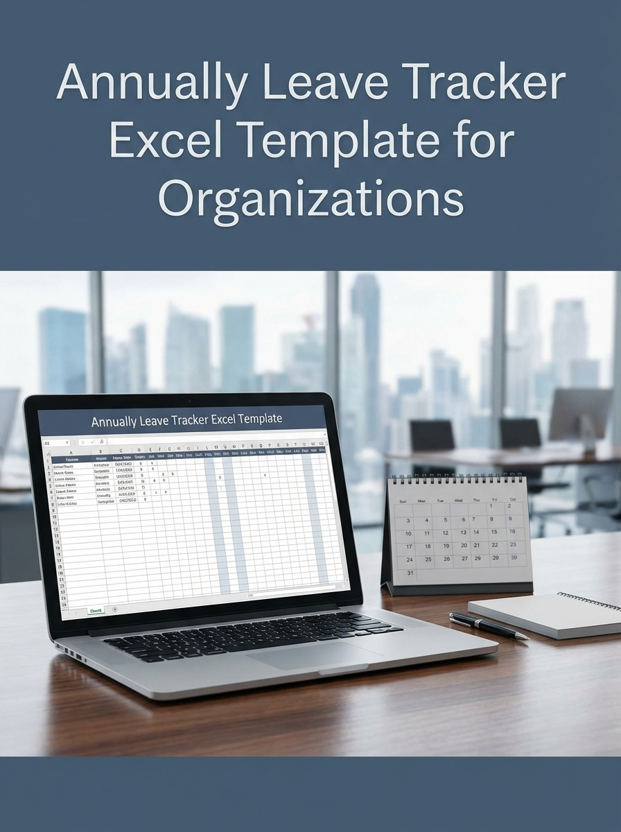Annually Leave Tracker Excel Template for Organizations
