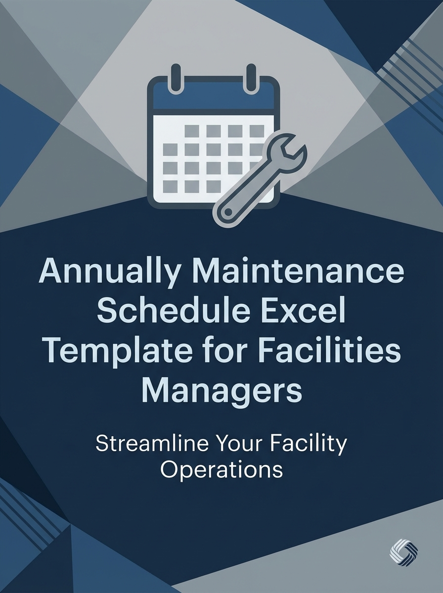 Annually Maintenance Schedule Excel Template for Facilities Managers