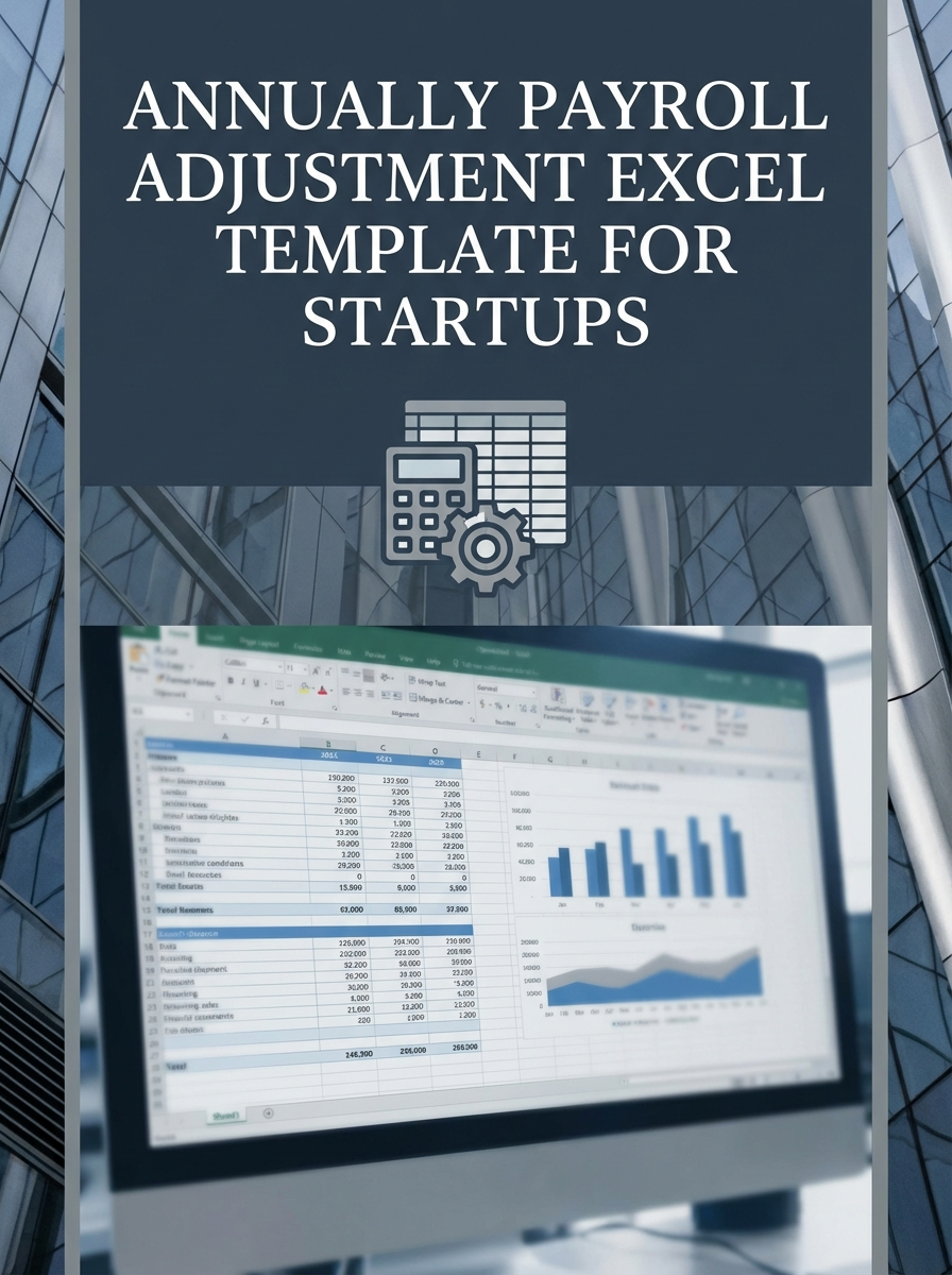 Annually Payroll Adjustment Excel Template for Startups
