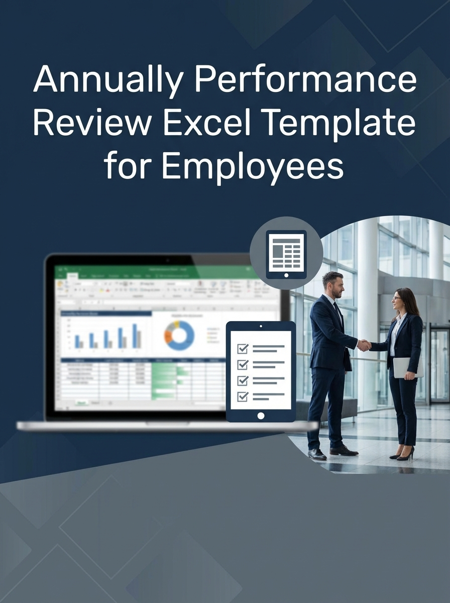 Annually Performance Review Excel Template for Employees