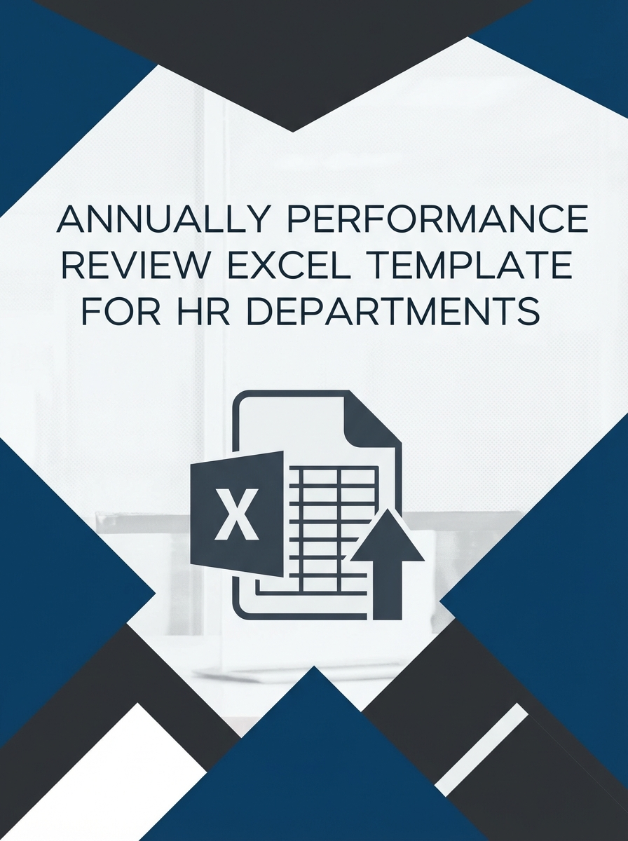 Annually Performance Review Excel Template for HR Departments