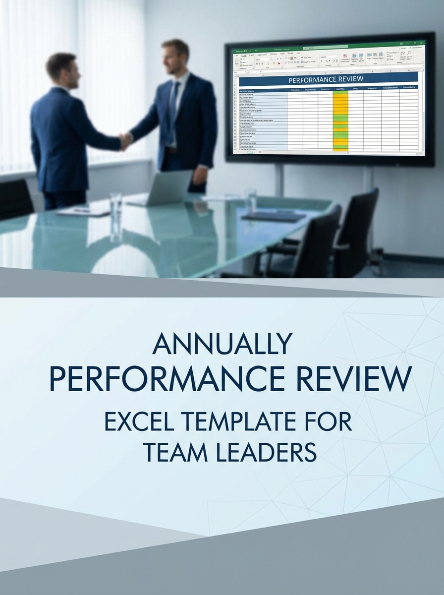 Annually Performance Review Excel Template for Team Leaders