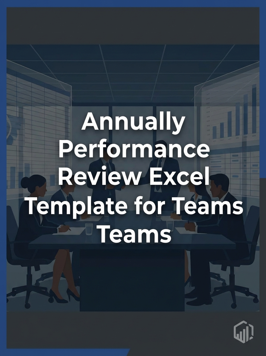 Annually Performance Review Excel Template for Teams