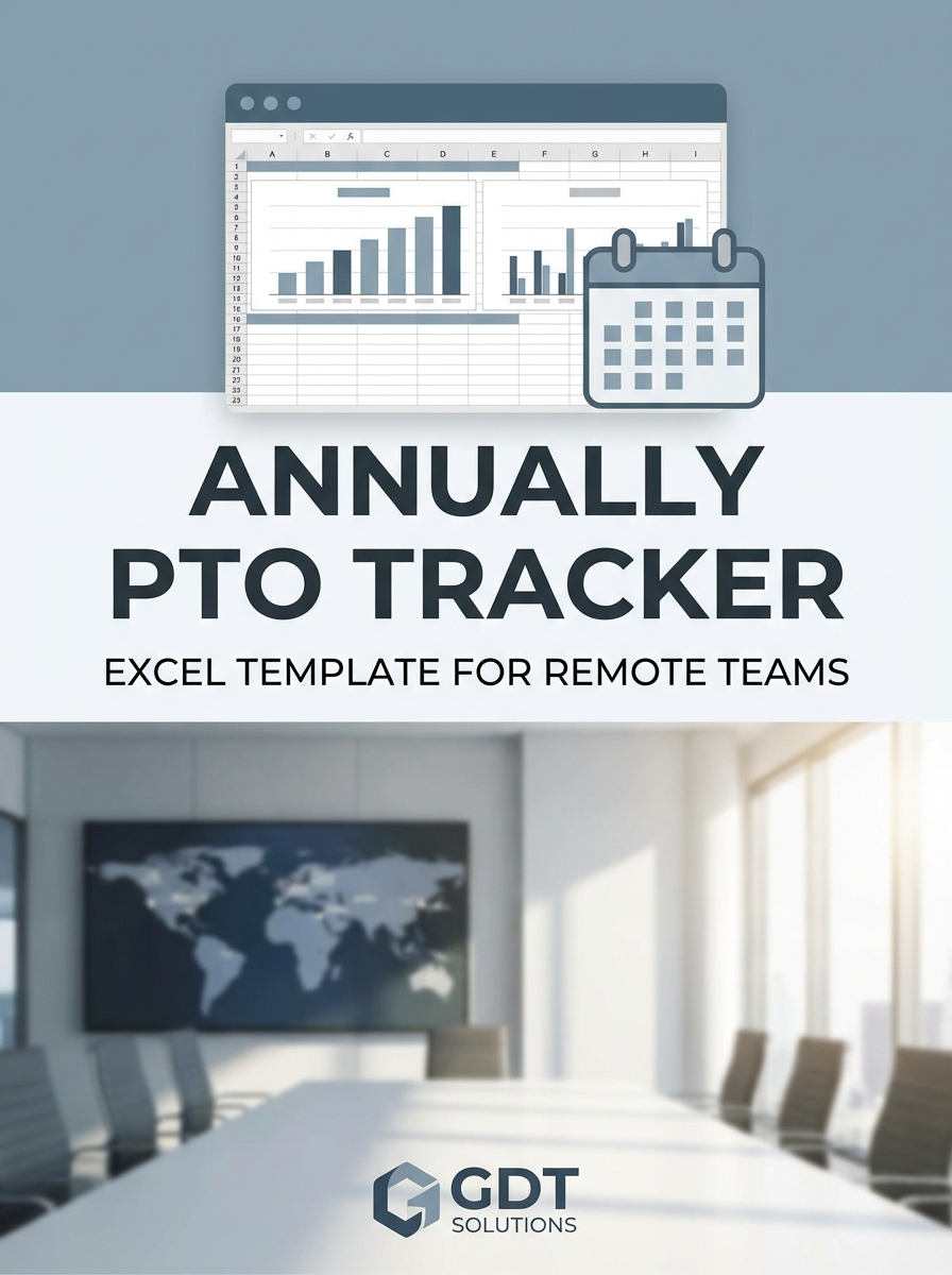Annually PTO Tracker Excel Template for Remote Teams