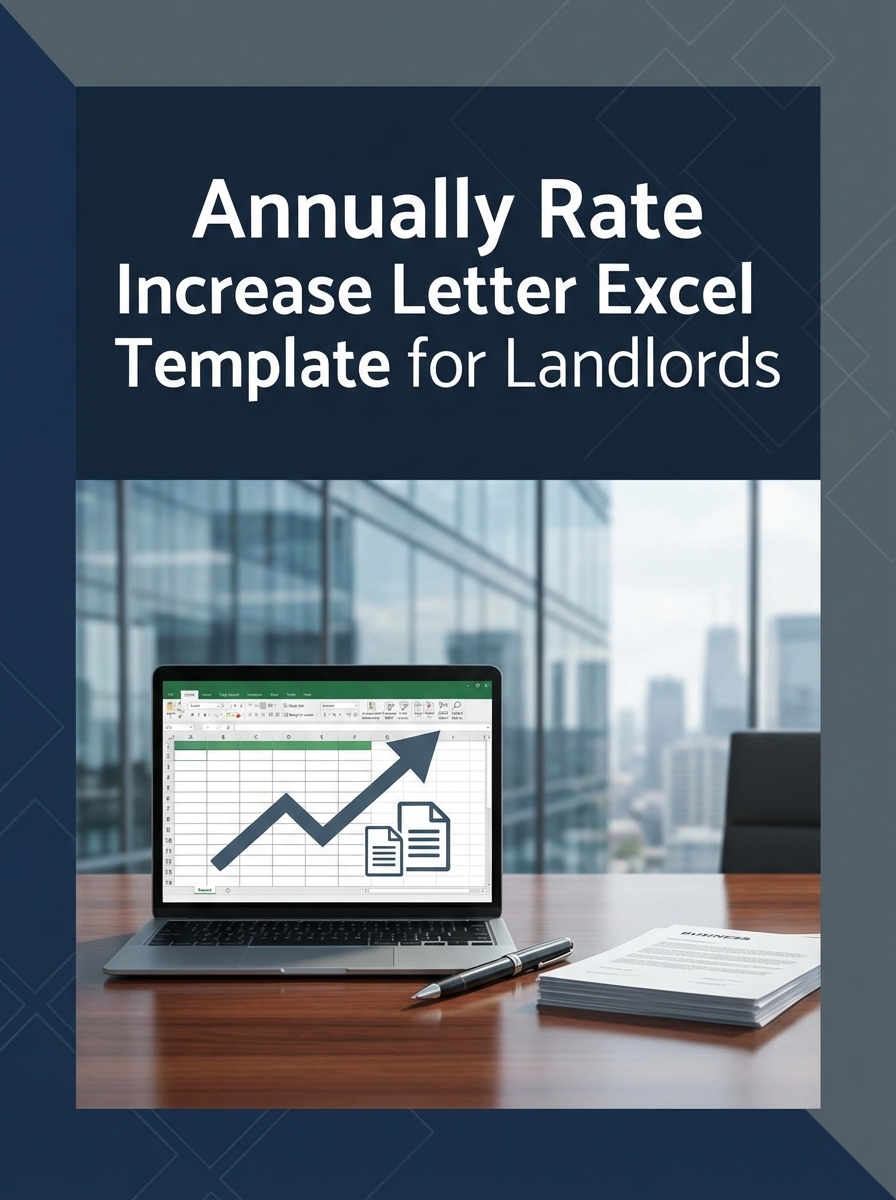 Annually Rate Increase Letter Excel Template for Landlords