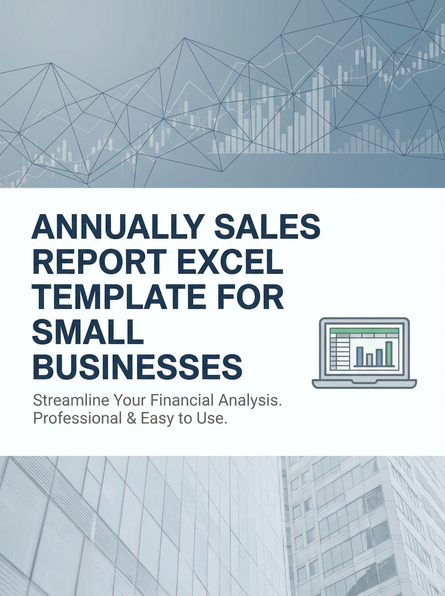Annually Sales Report Excel Template for Small Businesses