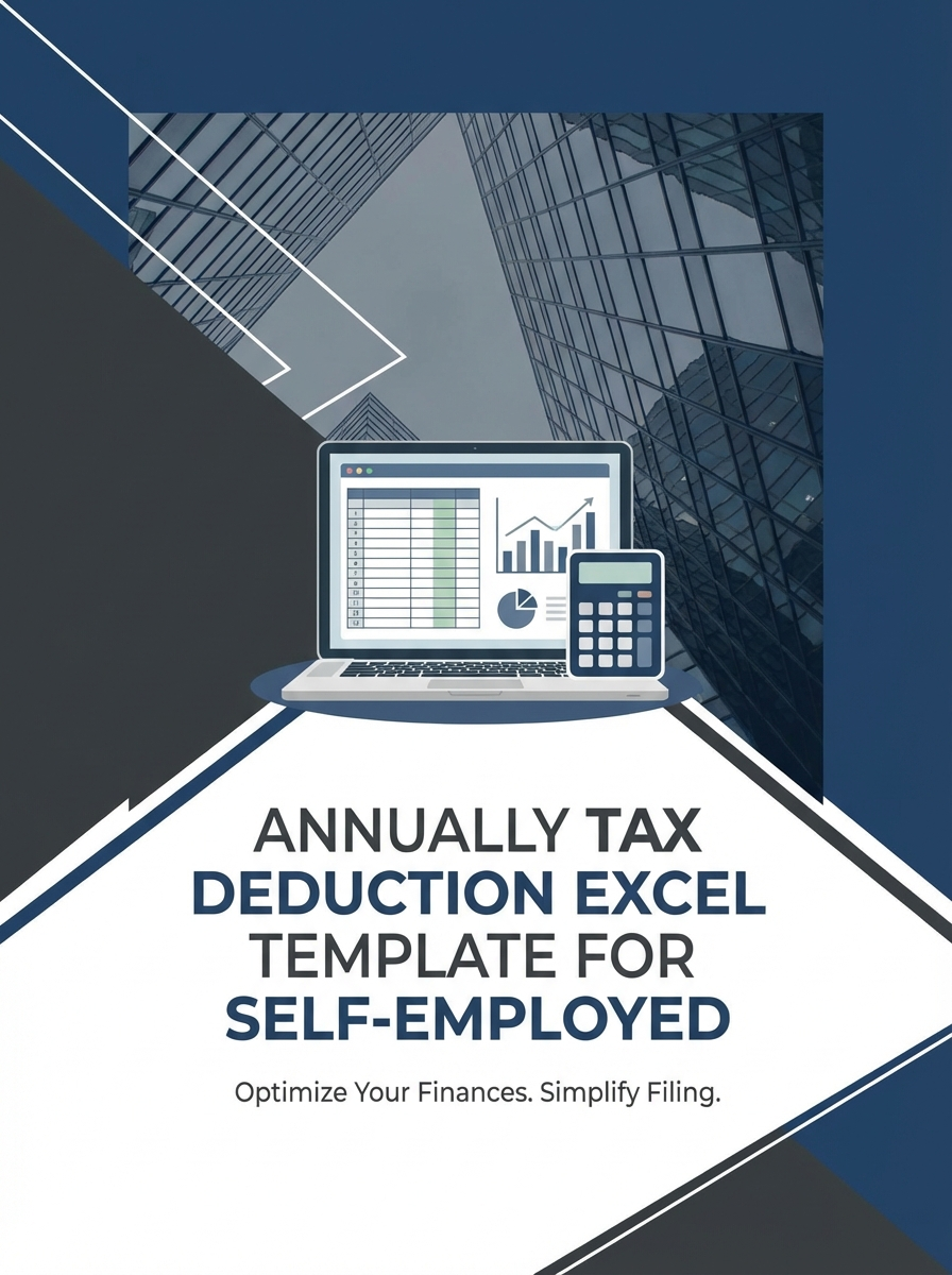 Annually Tax Deduction Excel Template for Self-Employed