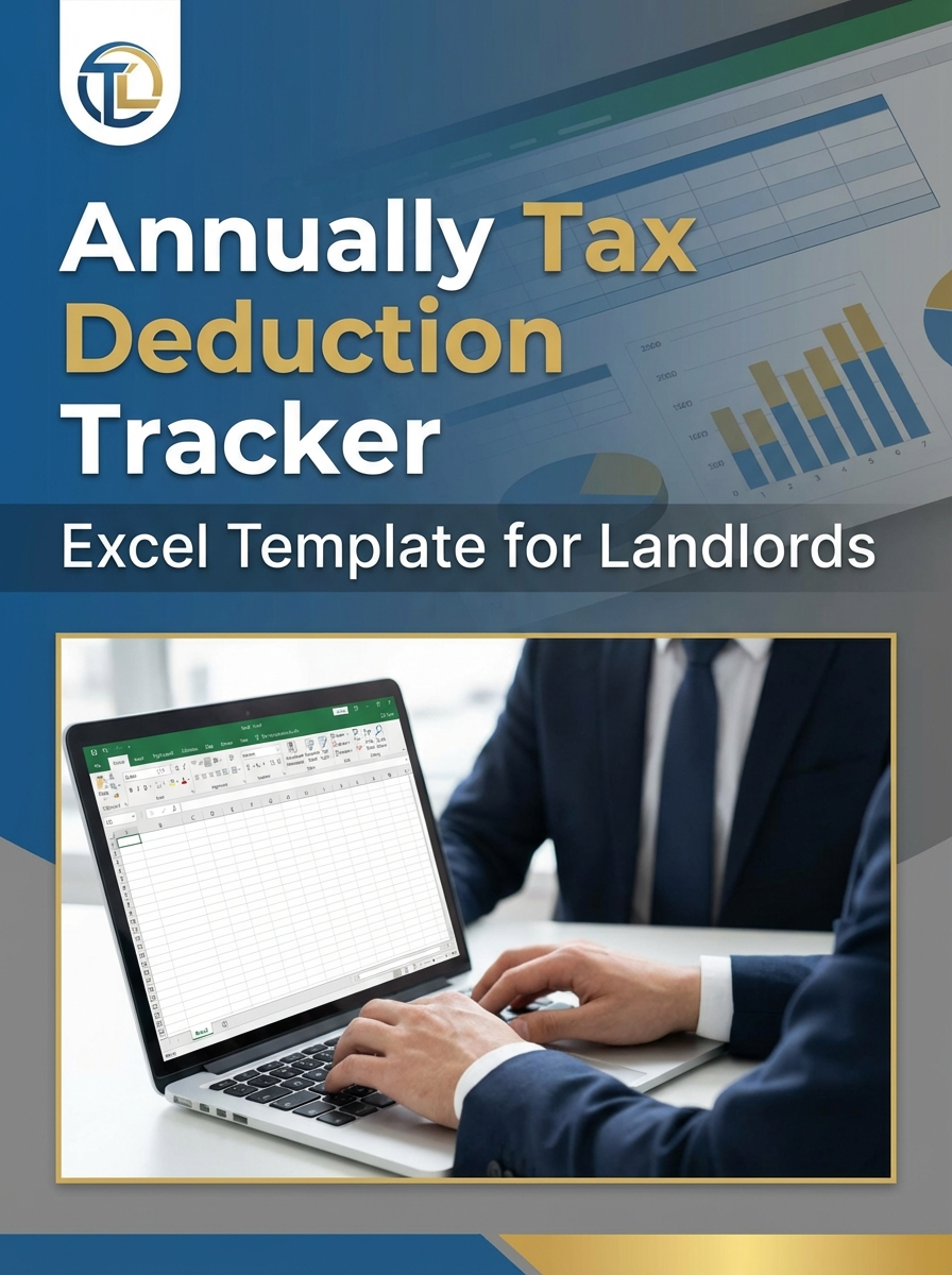 Annually Tax Deduction Tracker Excel Template for Landlords