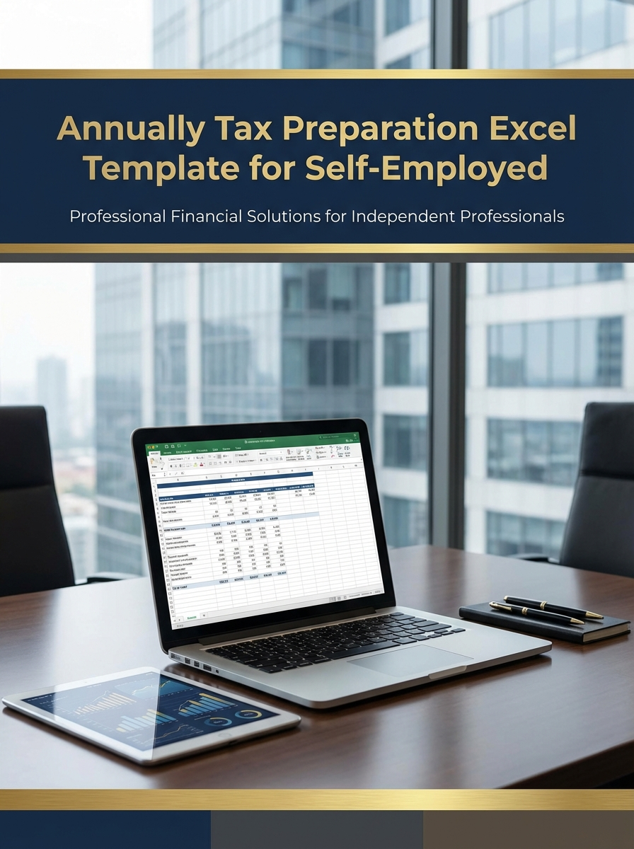 Annually Tax Preparation Excel Template for Self-Employed