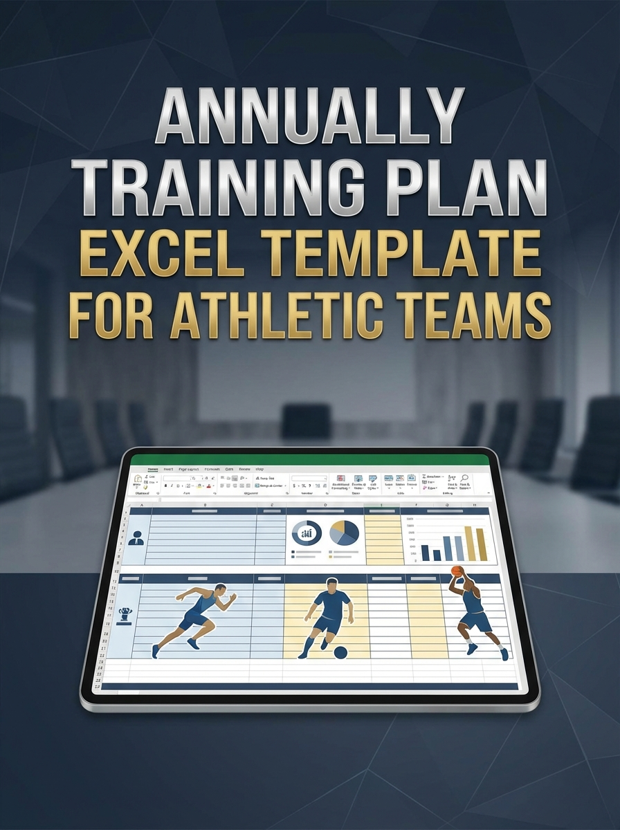Annually Training Plan Excel Template for Athletic Teams