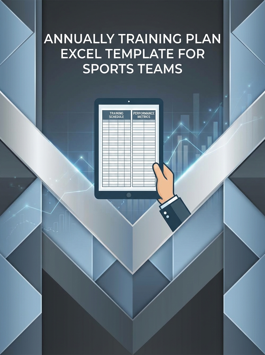 Annually Training Plan Excel Template for Sports Teams