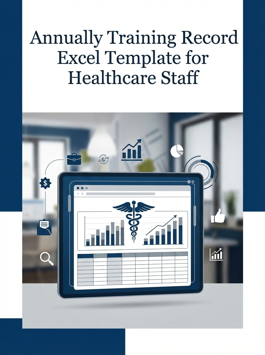Annually Training Record Excel Template for Healthcare Staff