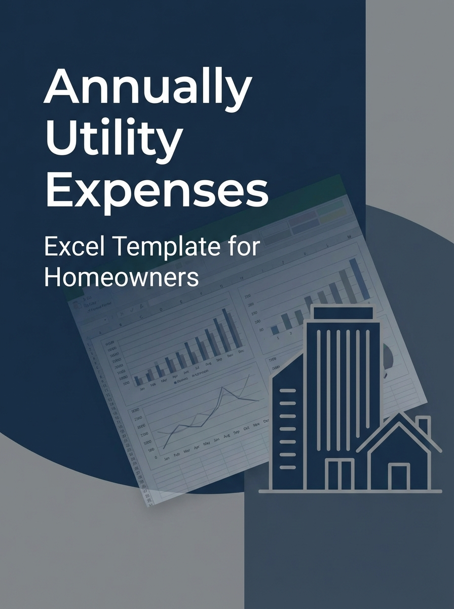 Annually Utility Expenses Excel Template for Homeowners
