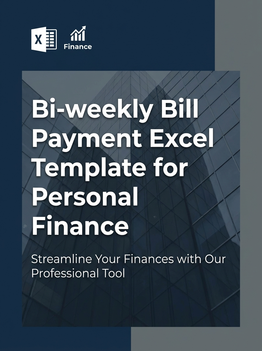Bi-weekly Bill Payment Excel Template for Personal Finance