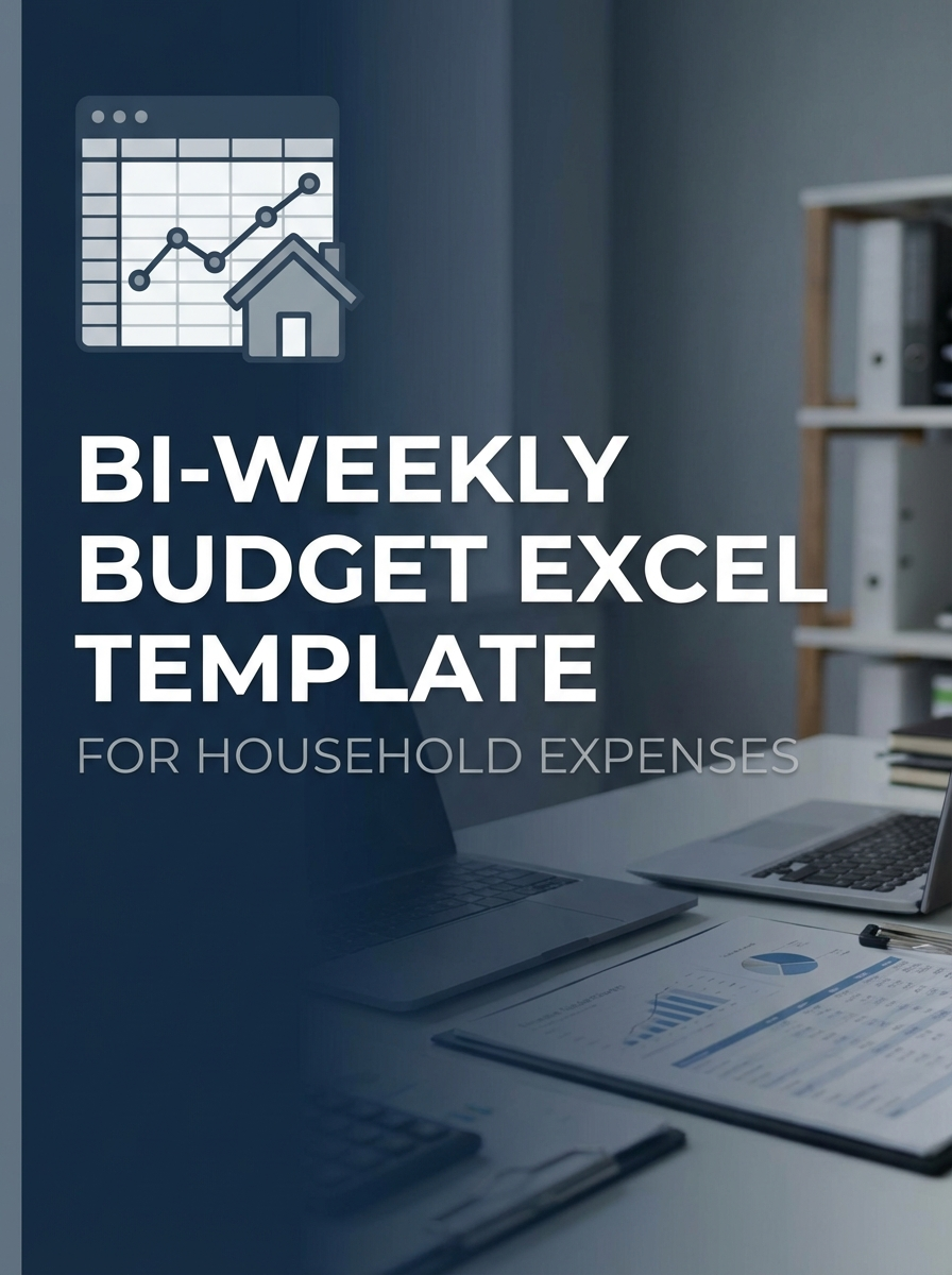 Bi-weekly Budget Excel Template for Household Expenses