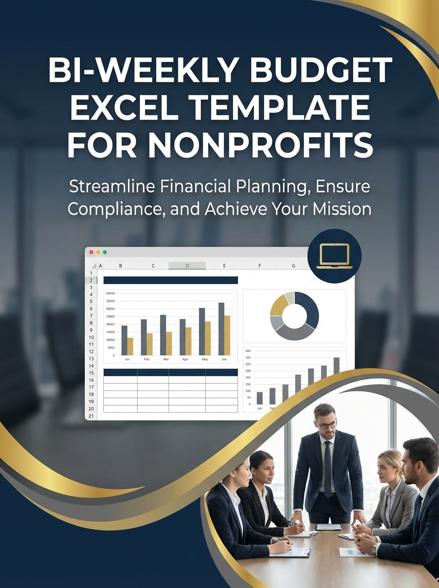 Bi-weekly Budget Excel Template for Nonprofits
