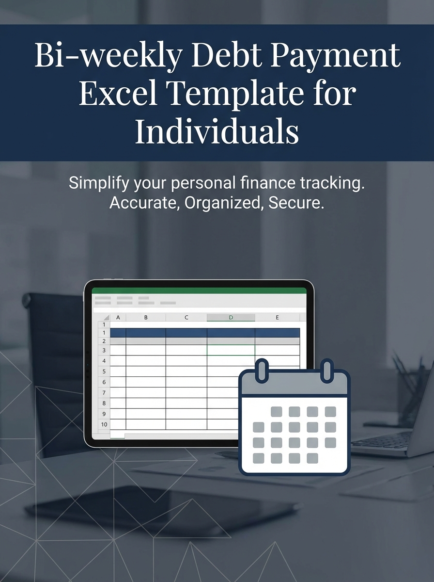 Bi-weekly Debt Payment Excel Template for Individuals