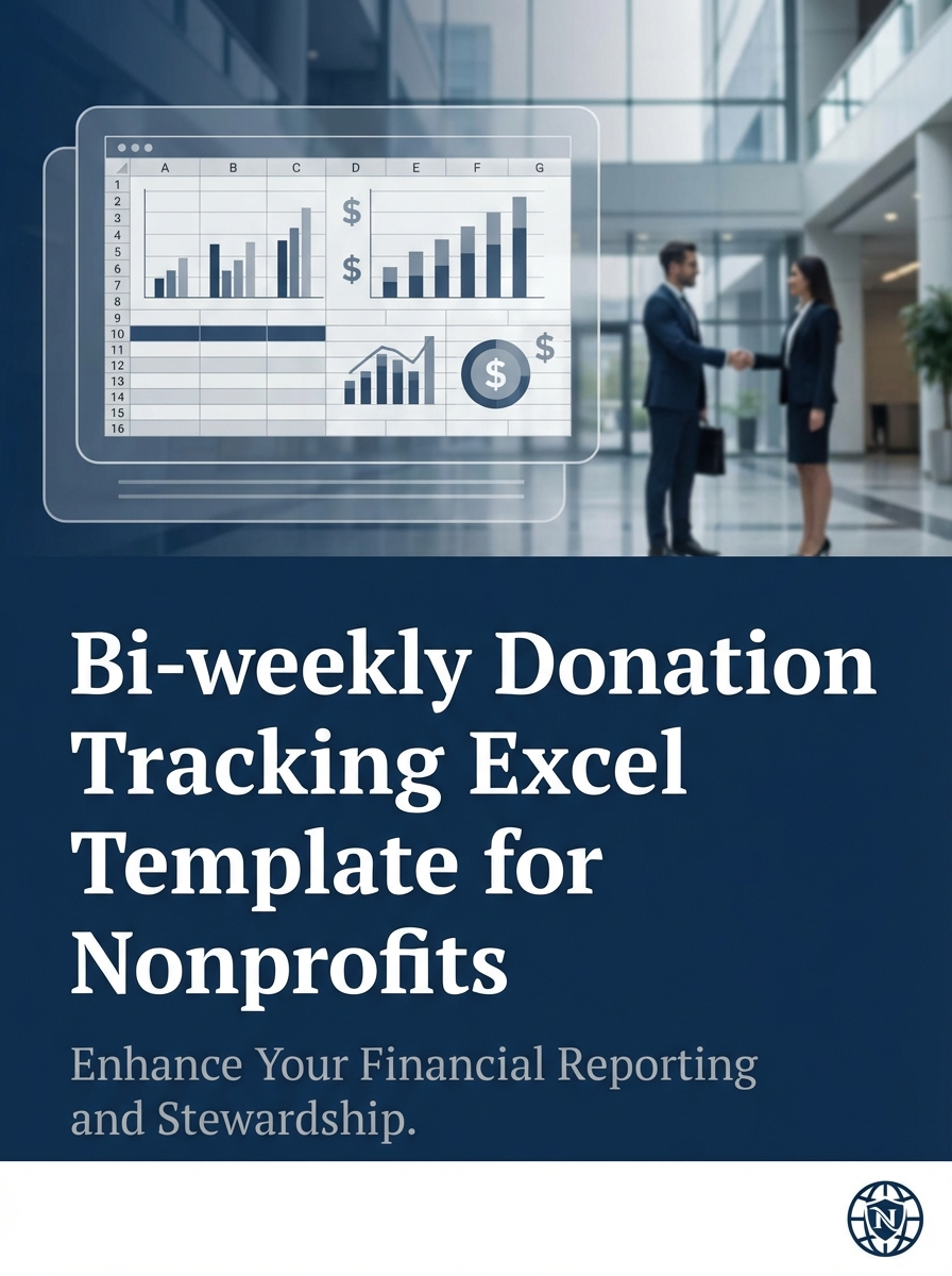 Bi-weekly Donation Tracking Excel Template for Nonprofits