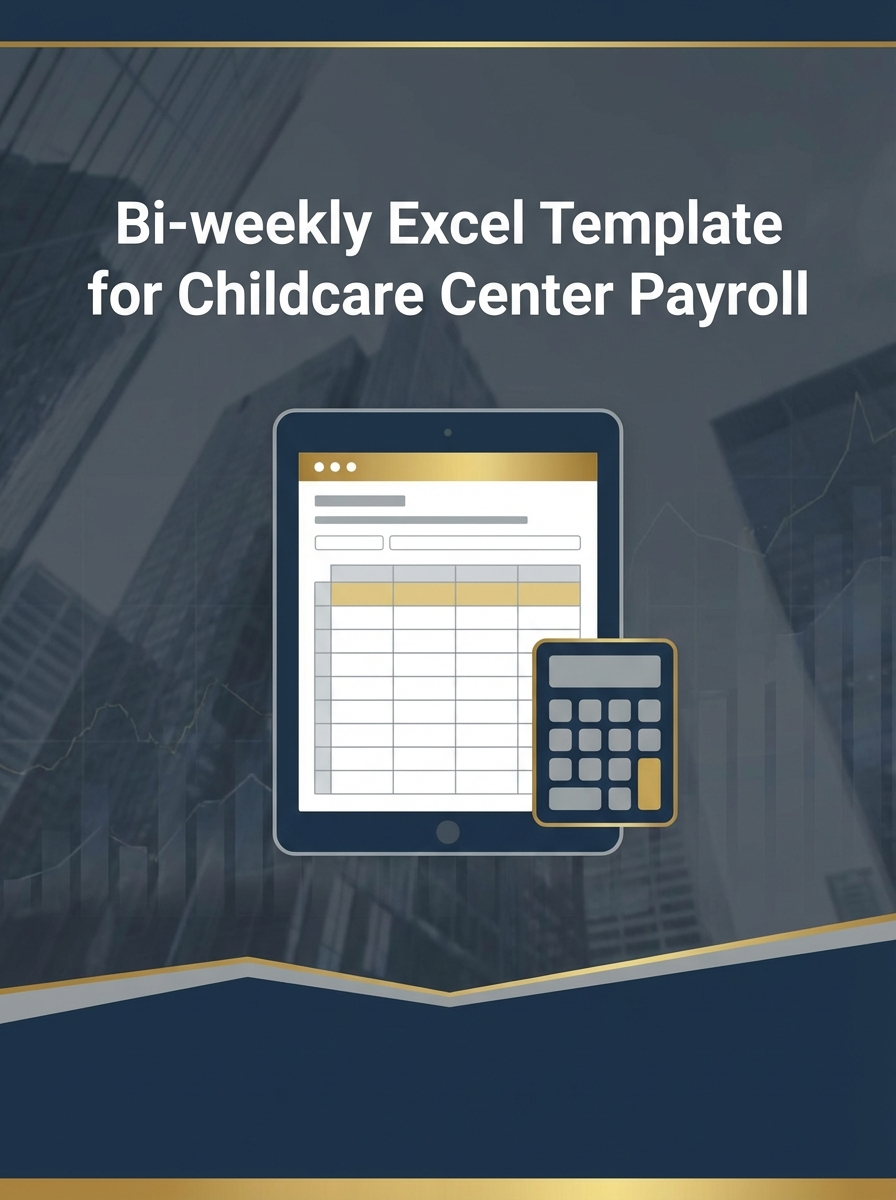 Bi-weekly Excel Template for Childcare Center Payroll