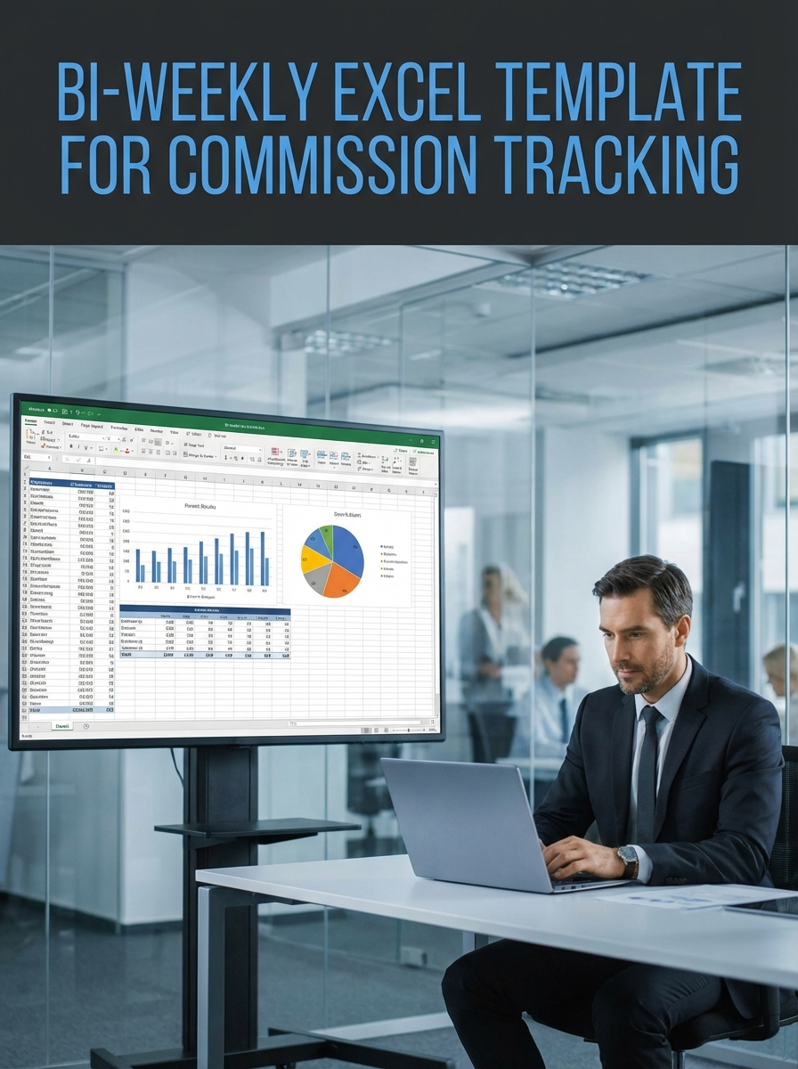 Bi-weekly Excel Template for Commission Tracking
