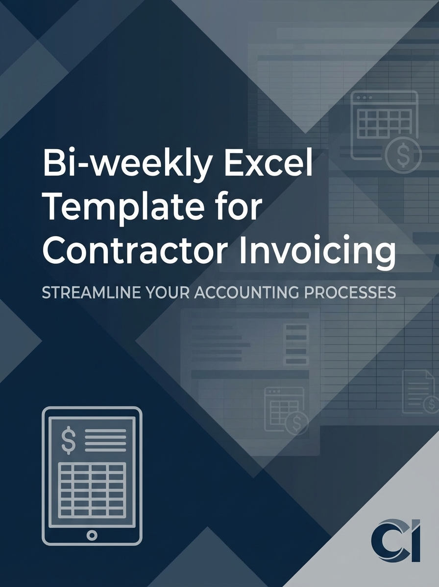 Bi-weekly Excel Template for Contractor Invoicing