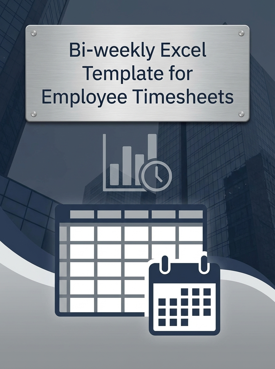 Bi-weekly Excel Template for Employee Timesheets