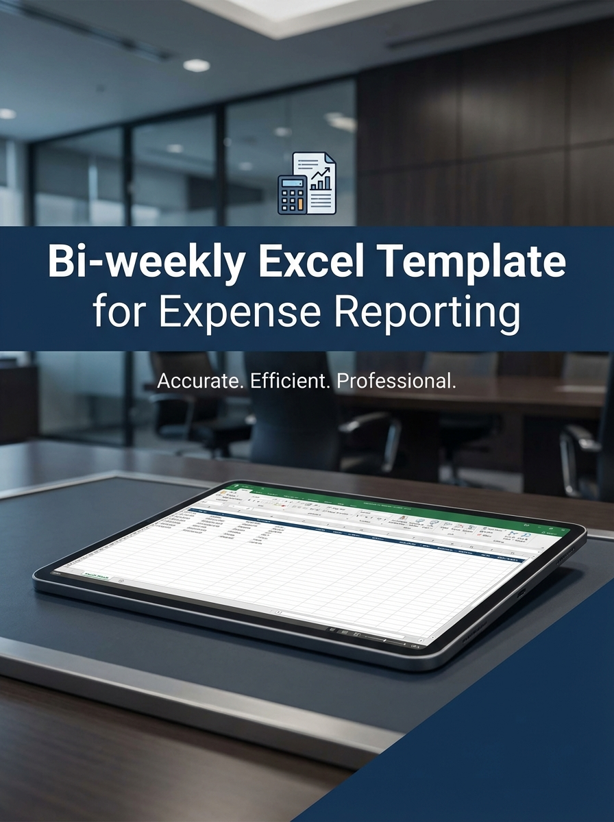 Bi-weekly Excel Template for Expense Reporting