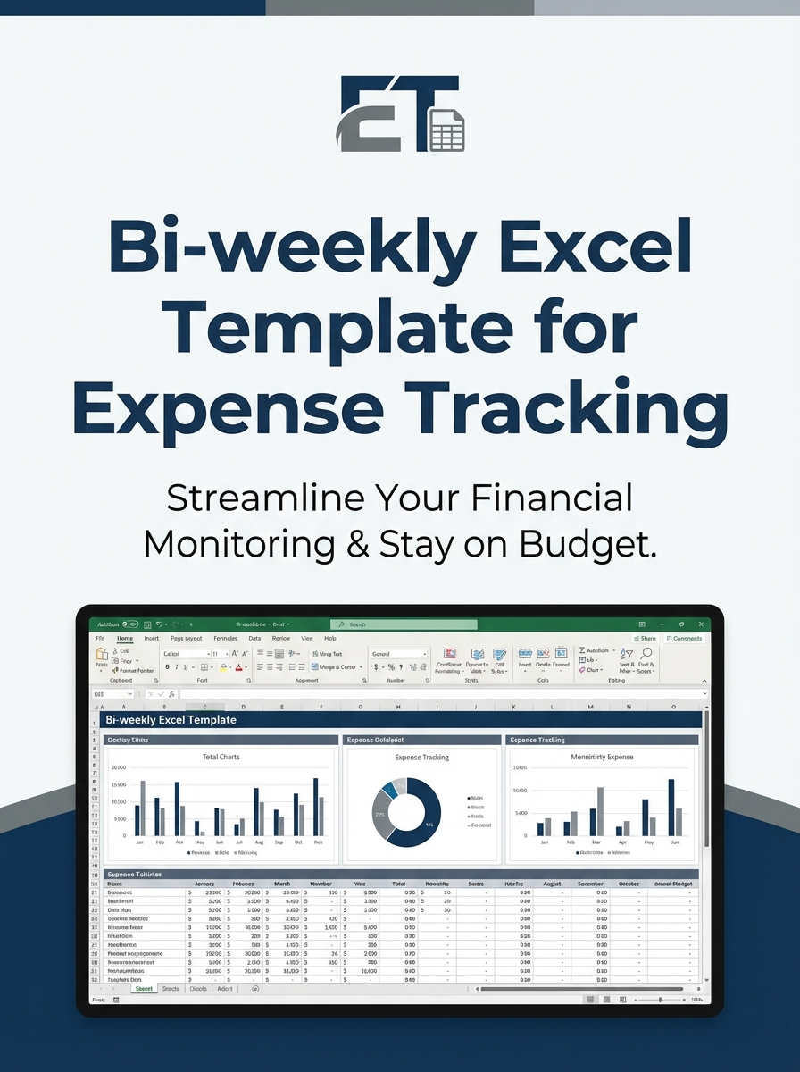 Bi-weekly Excel Template for Expense Tracking