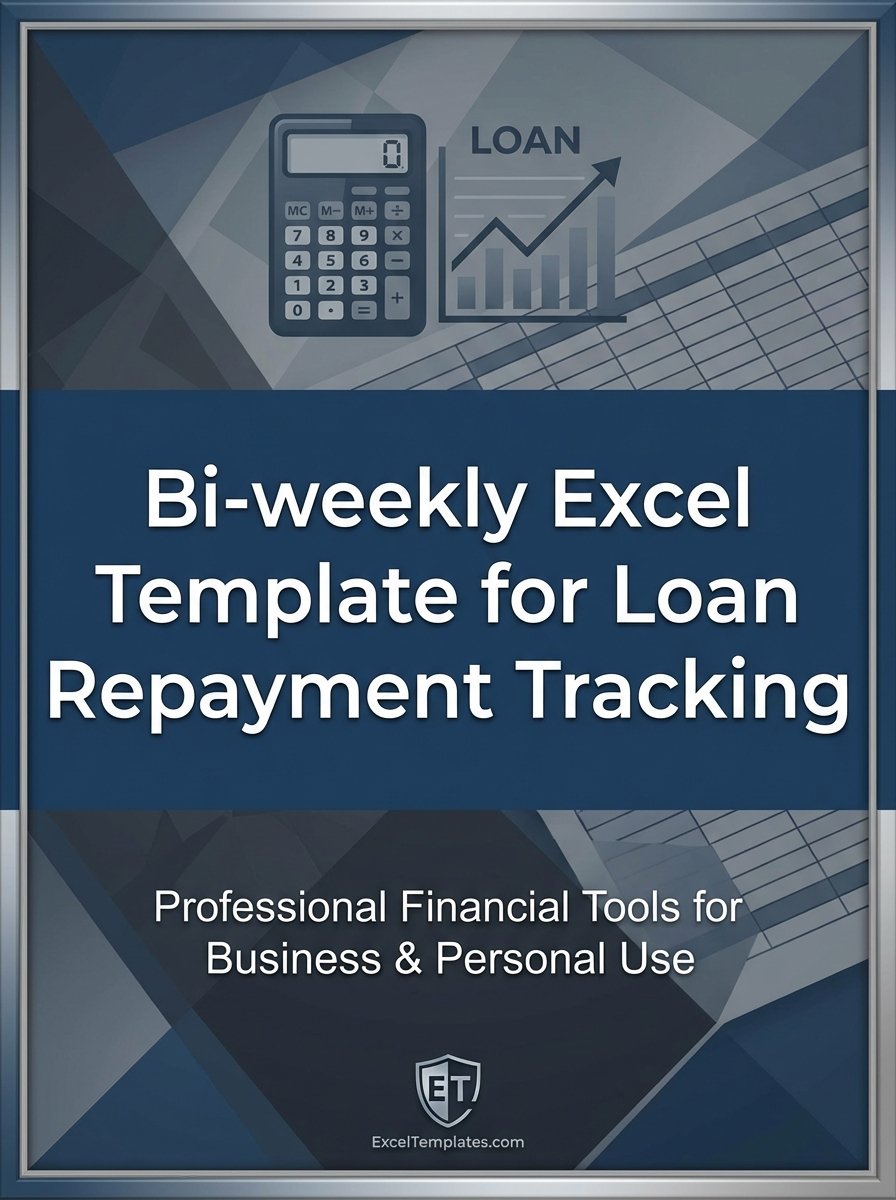 Bi-weekly Excel Template for Loan Repayment Tracking