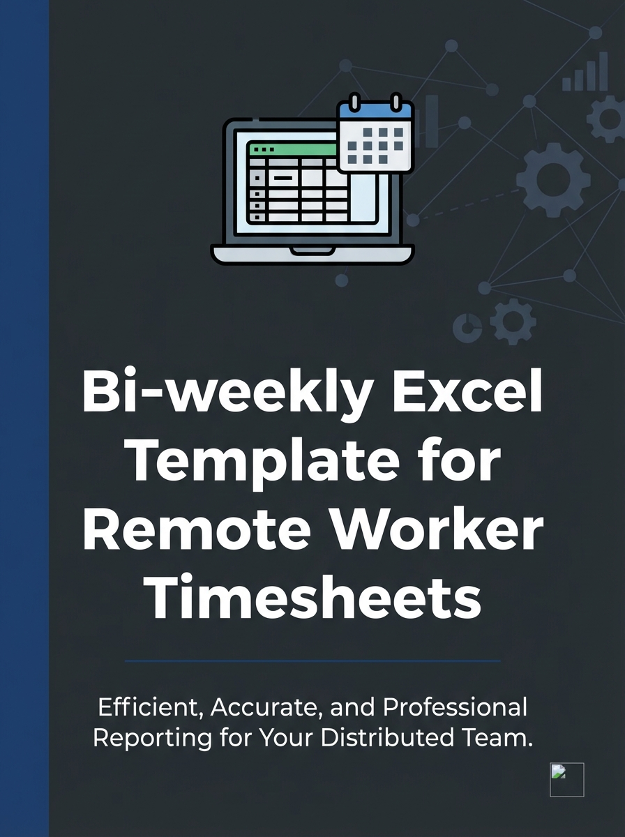 Bi-weekly Excel Template for Remote Worker Timesheets